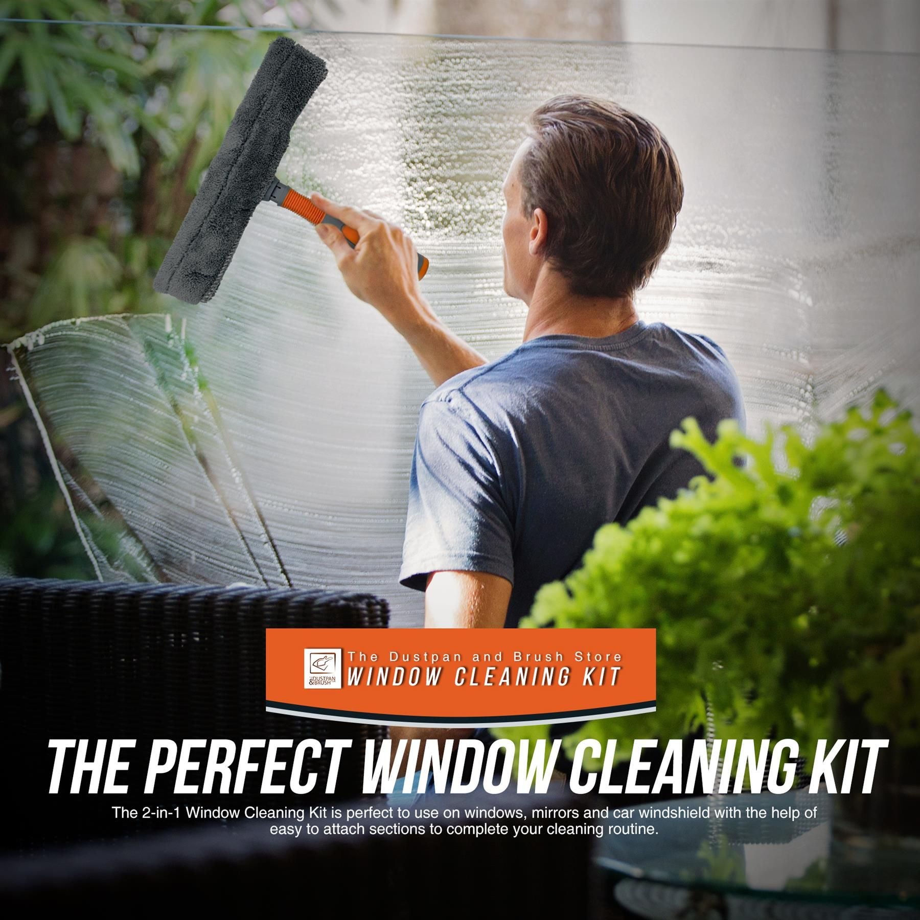 Long Reach Window Cleaning Kit