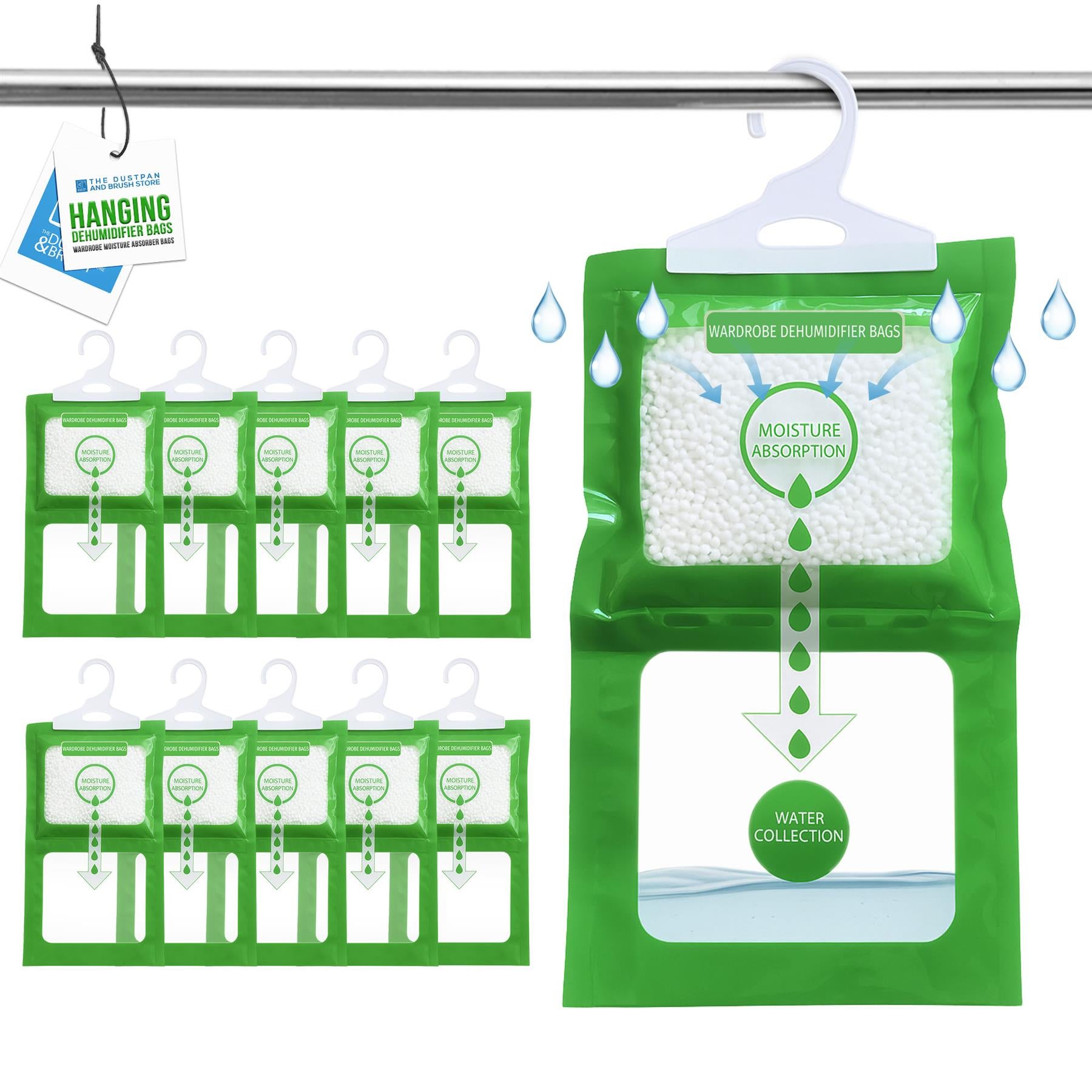 Wardrobe Hanger Moisture Trap - Pack of 10