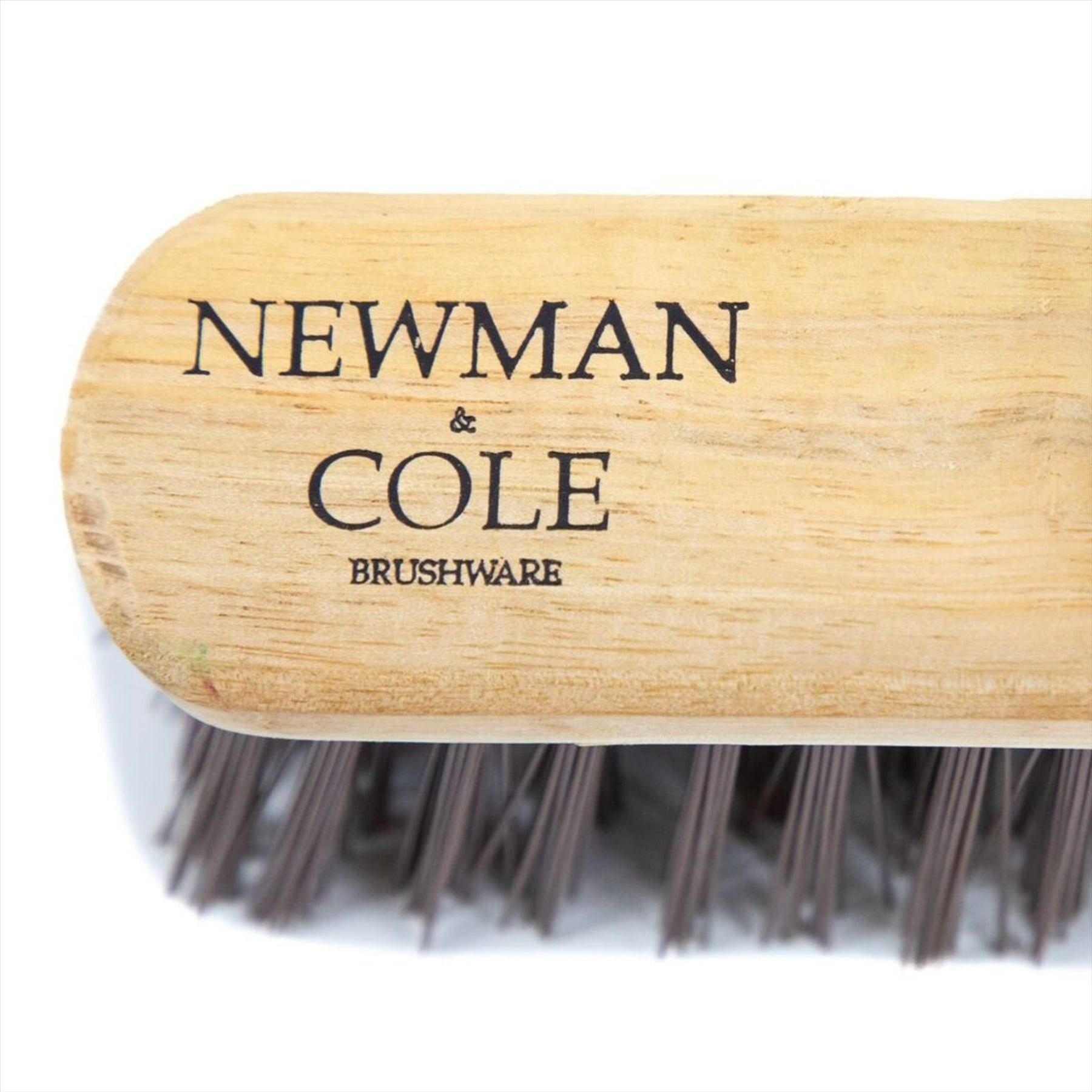 Newman and Cole 12" Stiff Synthetic Broom Head with Plastic Bracket Supplied with Handle