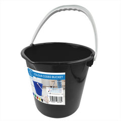 10L Black Bucket