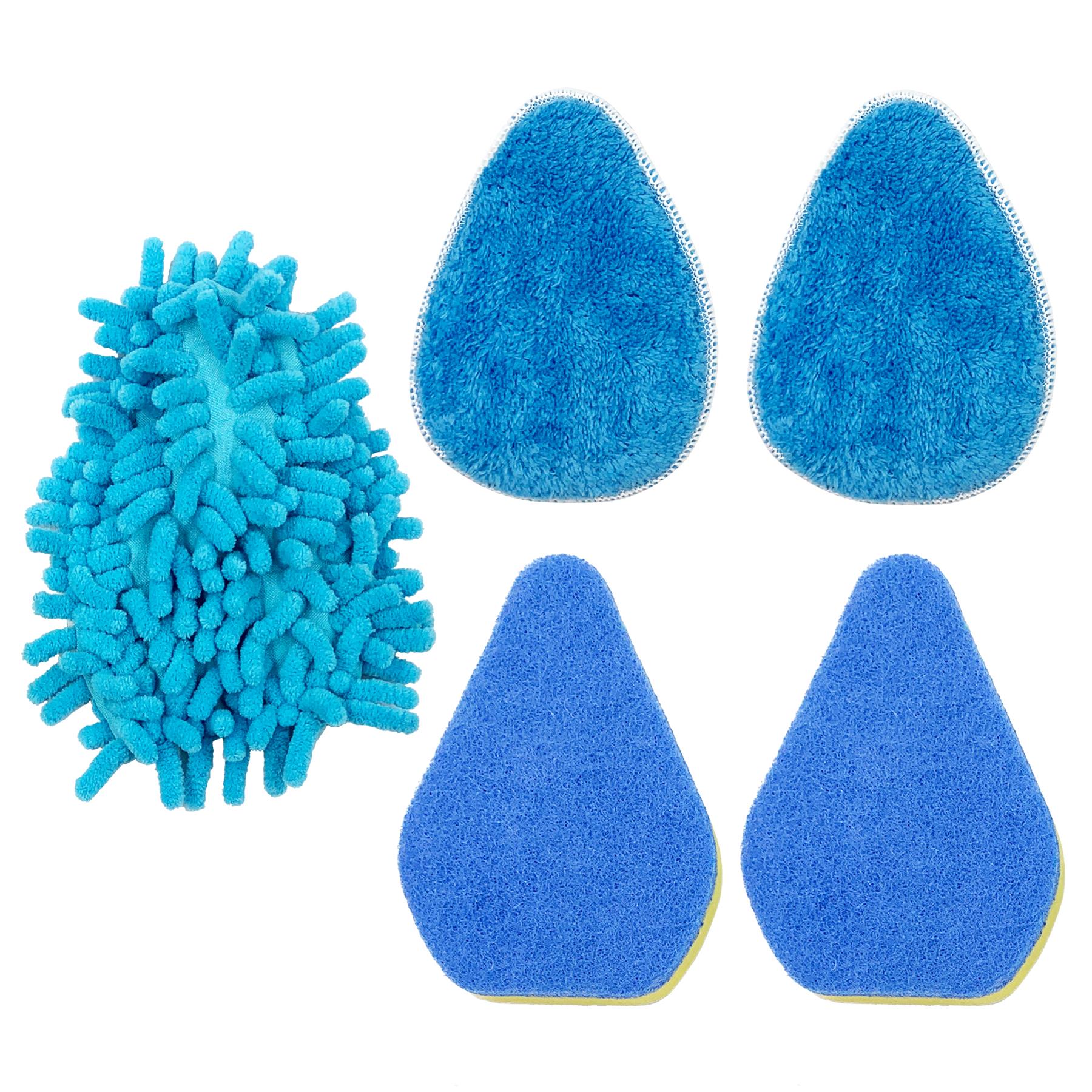 Bathroom Tile Cleaning Kit Refill Set Pads for Telescopic Mop