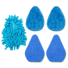 Bathroom Tile Cleaning Kit Refill Set Pads for Telescopic Mop