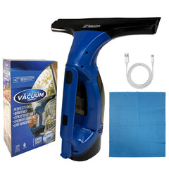 Cordless Window Vacuum with Rechargeable Battery