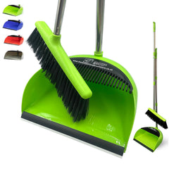Long Handled Dustpan and Brush Set with Multi-Section Handle - The Dustpan and Brush Store