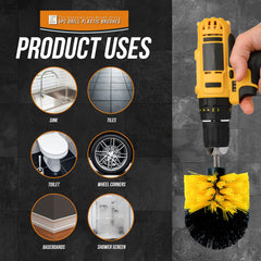 Plastic Drill Brush Set - The Dustpan and Brush Store
