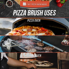 Compact Pizza Oven Brush