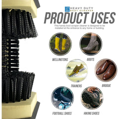 Heavy Duty Boot Scraper Brush