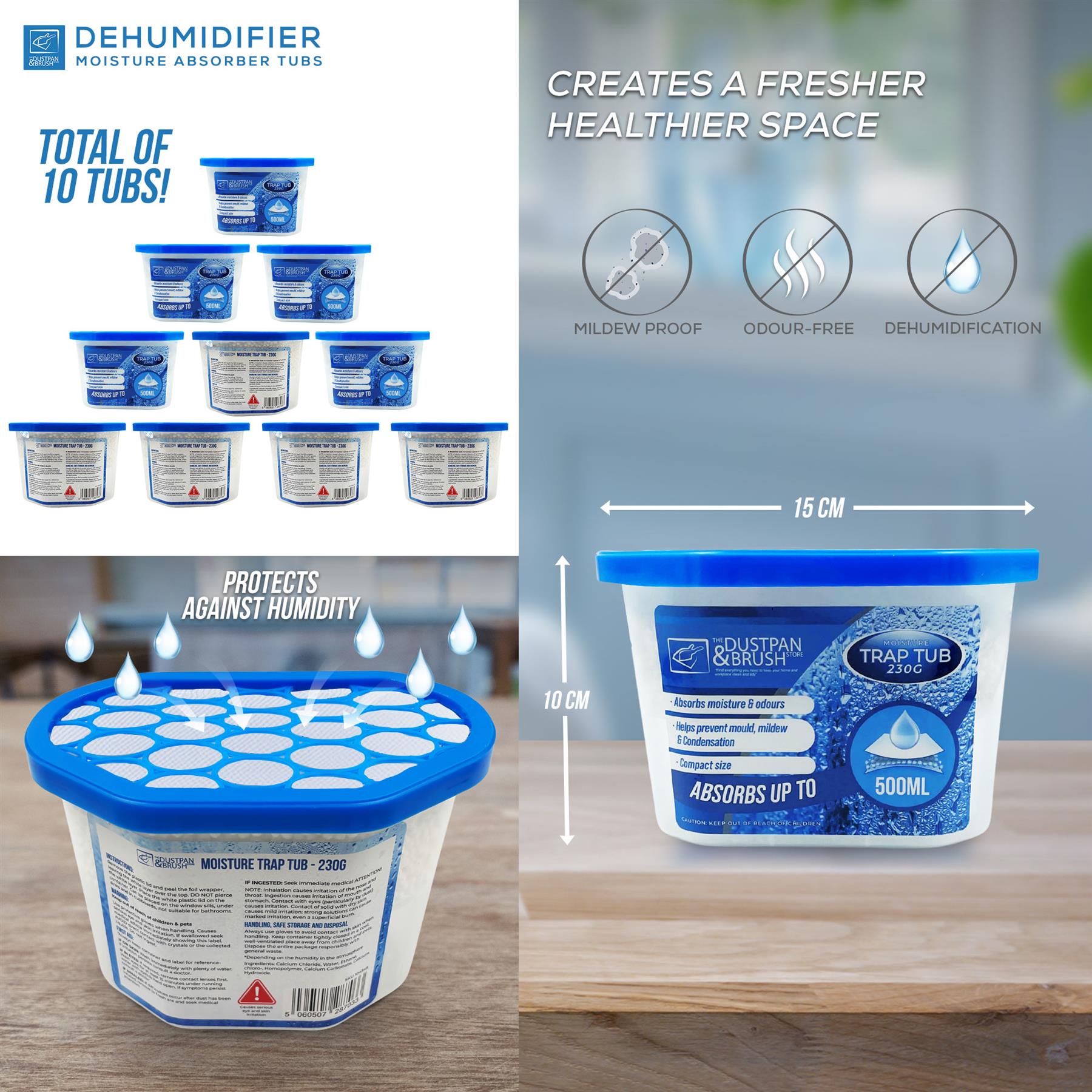 Moisture Trap Tub Pack of 10