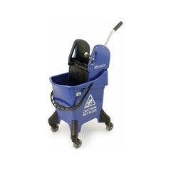 Blue Large Heavy Duty Ergo 31L Kentucky Mop Bucket on Wheels with Wringer