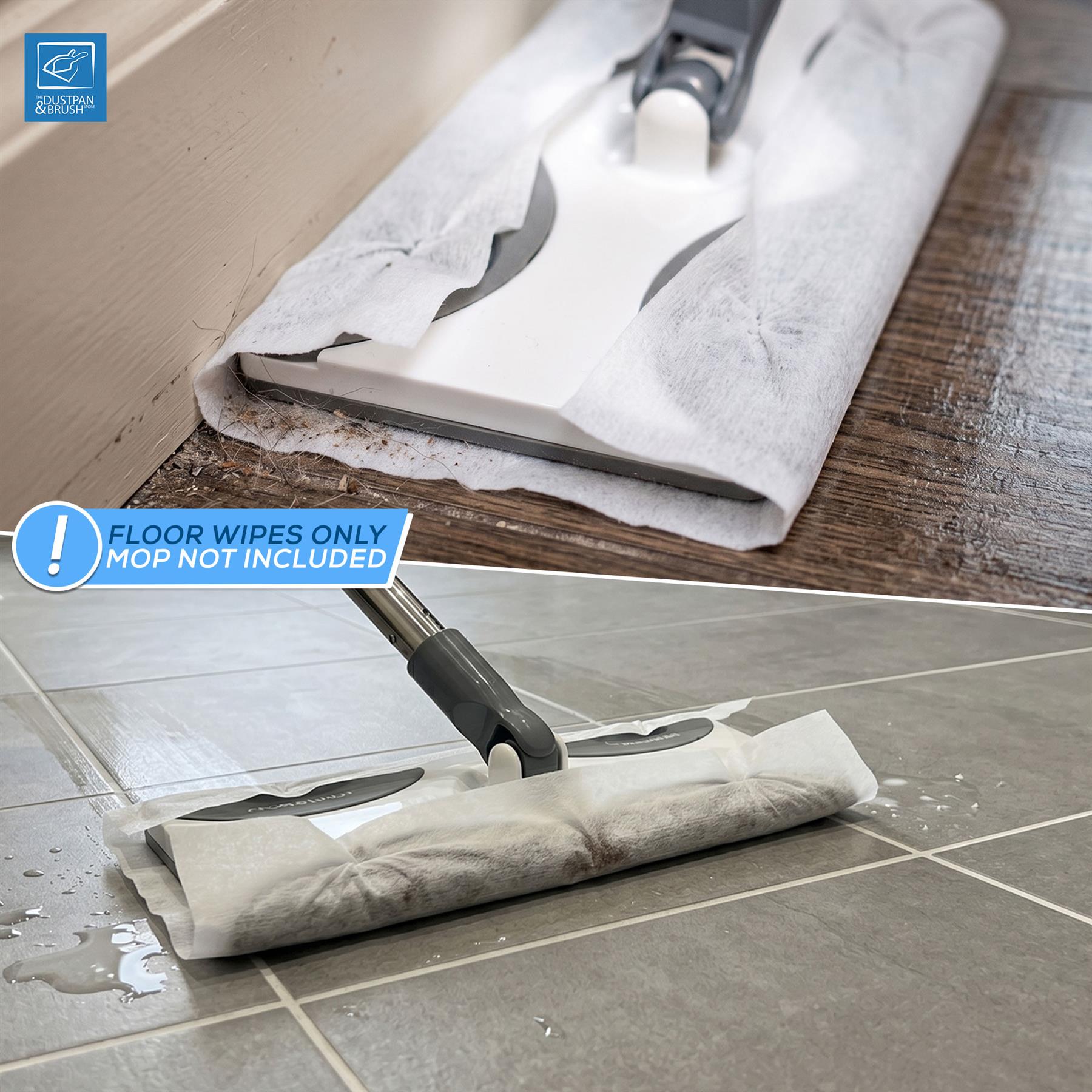 Wet Floor Cleaning Wipes – Disposable Multi-Surface Wipes - The Dustpan and Brush Store