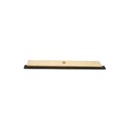 24" Floor Squeegee Wooden Stock and Rubber Blade Head Only