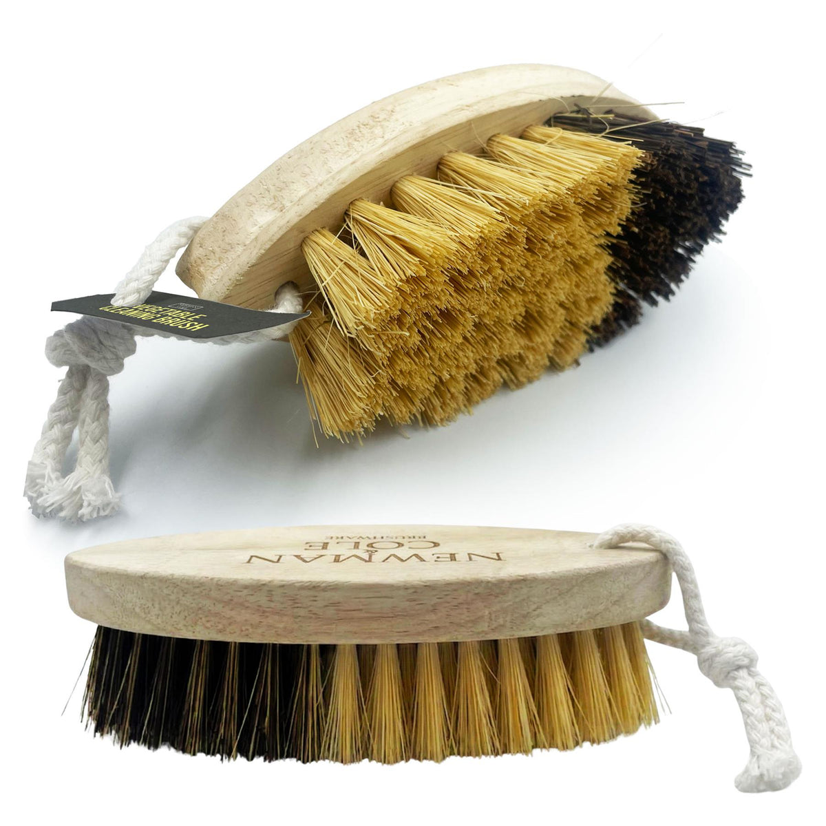 Newman and Cole Vegetable Cleaning Brush | Dual Bristles