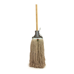 Kentucky Mop Head and Wooden Handle with Metal Fixing Bracket