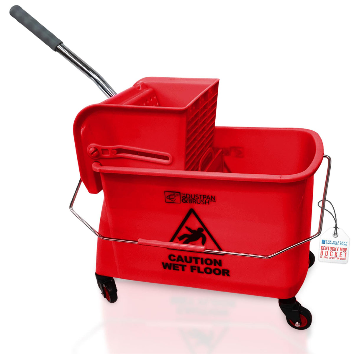 Kentucky Mop Bucket with Wringer & Wheels | 4 Colours