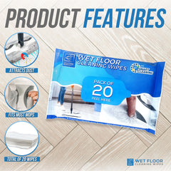 Wet Floor Cleaning Wipes – Disposable Multi-Surface Wipes - The Dustpan and Brush Store
