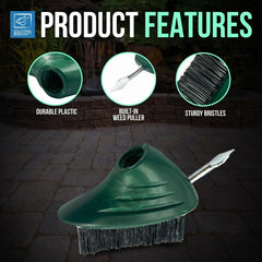 Replacement Weed Brush Head – Steel Wire Joint & Patio Cleaner - The Dustpan and Brush Store