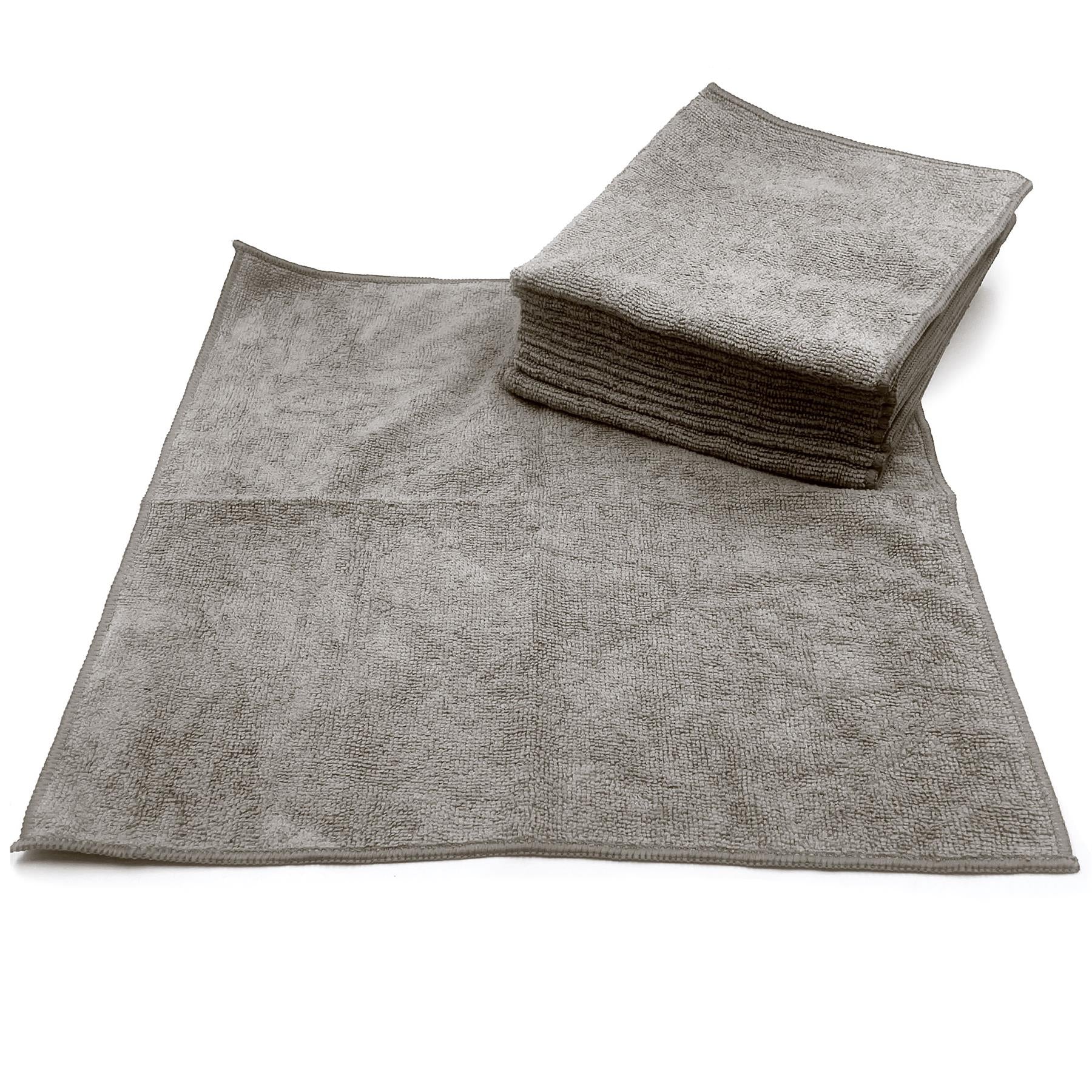 Grey Microfibre Cloths - Pack of 10