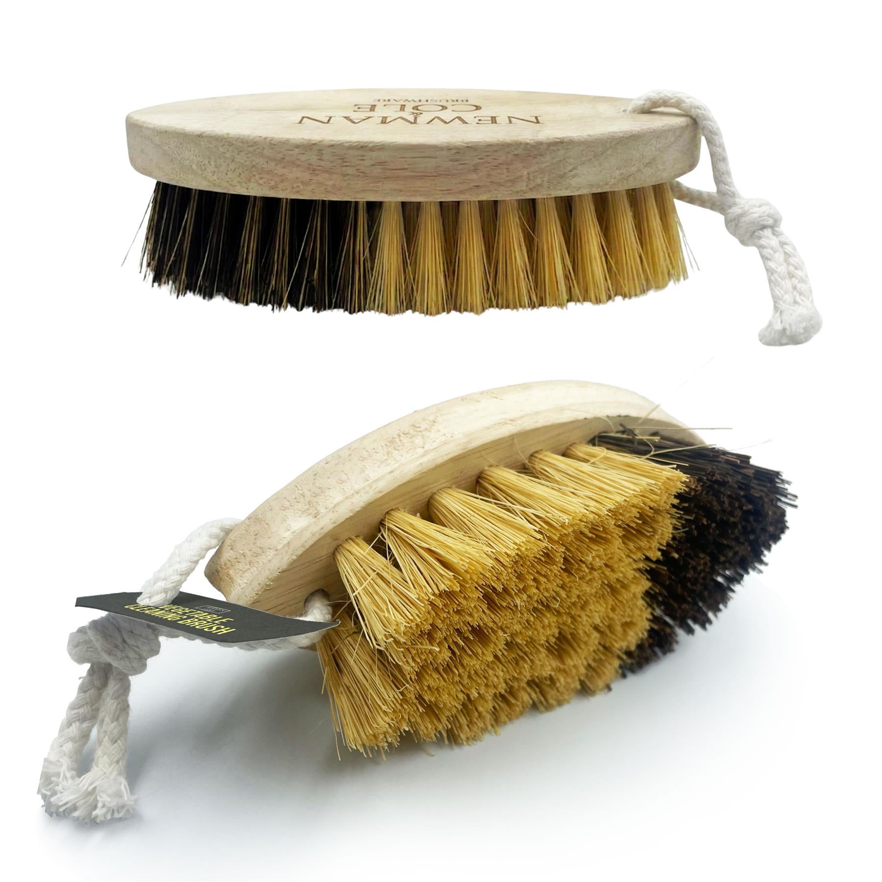 Newman and Cole Vegetable Cleaning Brush | Dual Bristles