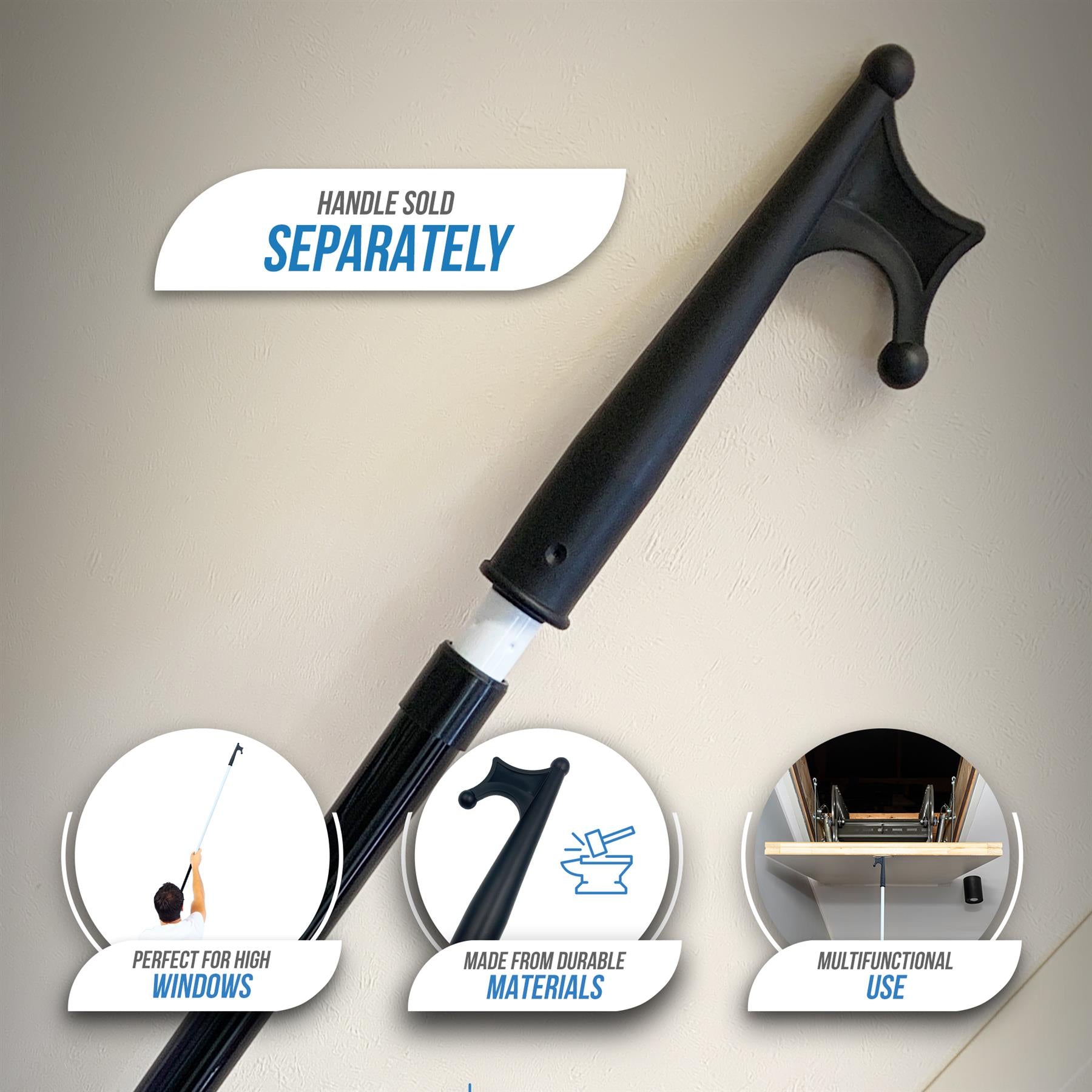 Boat Hook Replacement Head | Plastic Push & Pull Hook