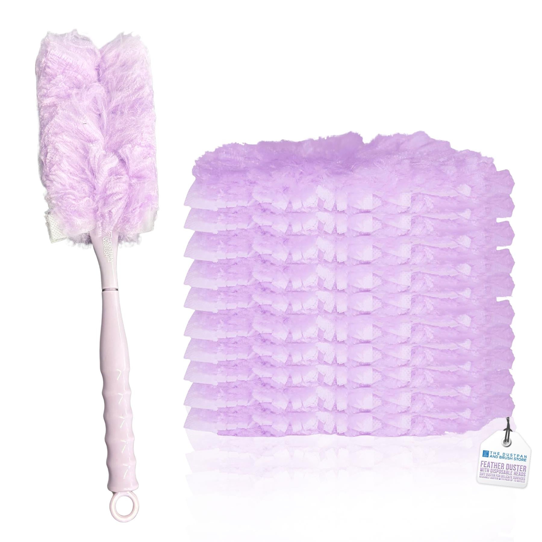 Purple Duster with 10 Disposable Heads