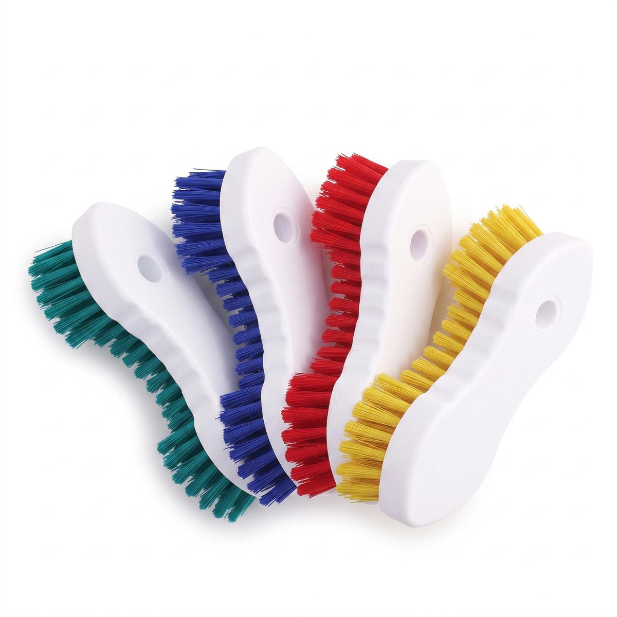 Colour Coded Double Winged Scrubbing Brush | Heavy Duty - The Dustpan and Brush Store
