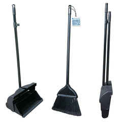 Long Handled Dustpan and Brush Set – Upright Floor Cleaner for Easy Cleaning