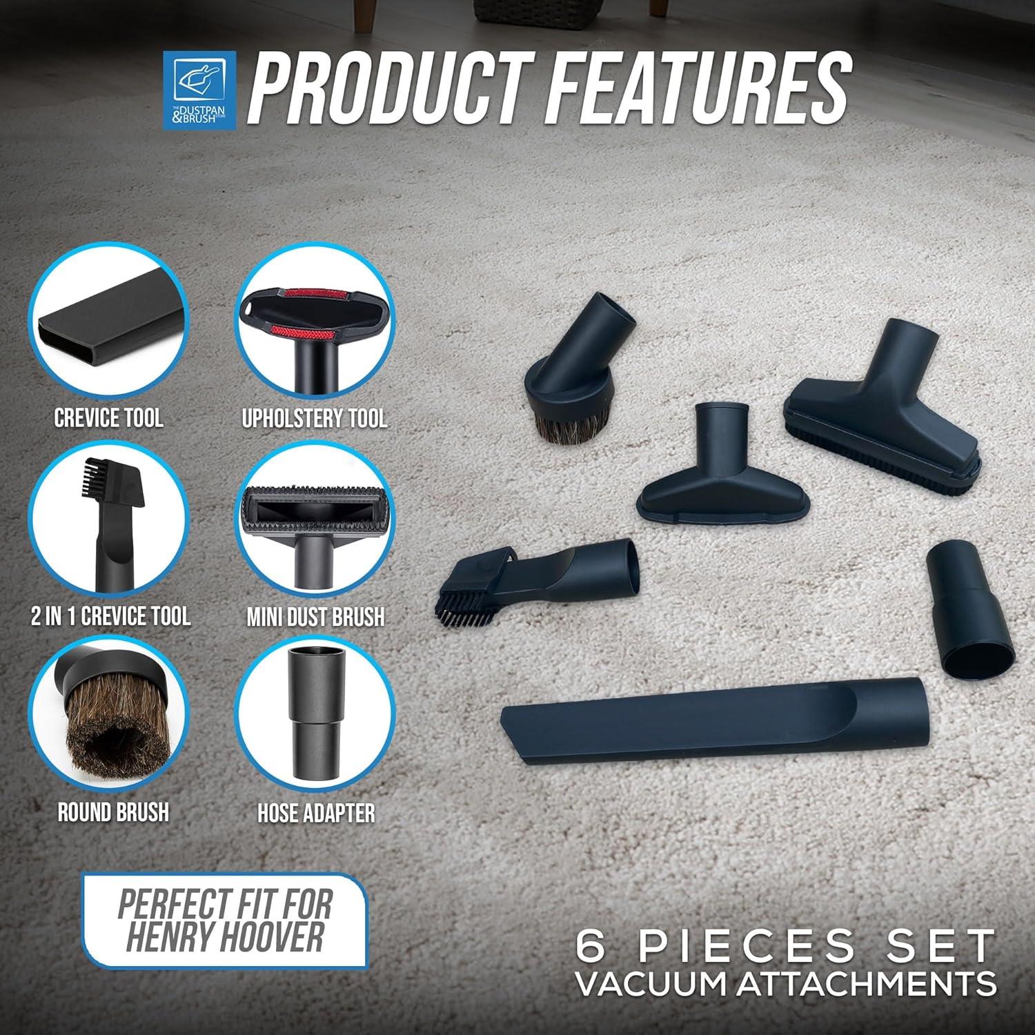 6 Piece Henry Hoover Vacuum Cleaner Attachments Set