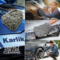 Microfibre Car Wash Mitt - Pack of 2