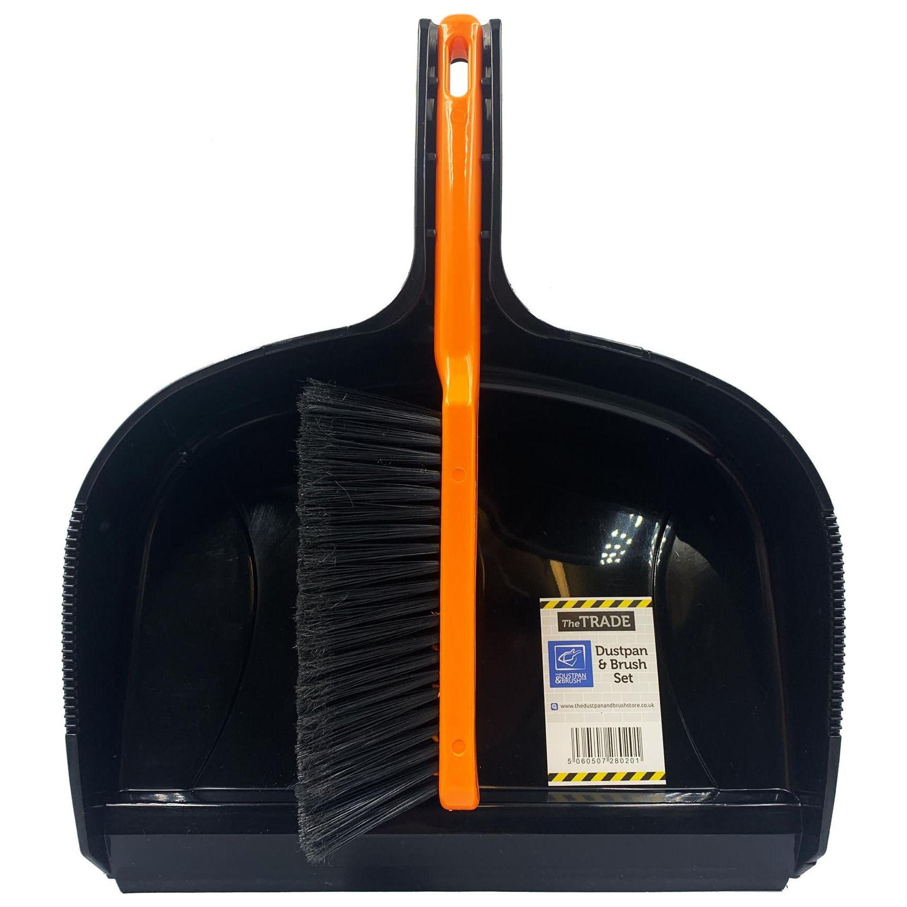 The TRADE Jumbo Dustpan and Large Brush Set - Ideal for Builders, Joiners etc