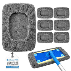 Static Mop Refill Pads Pack of 4 Microfibre Cloths