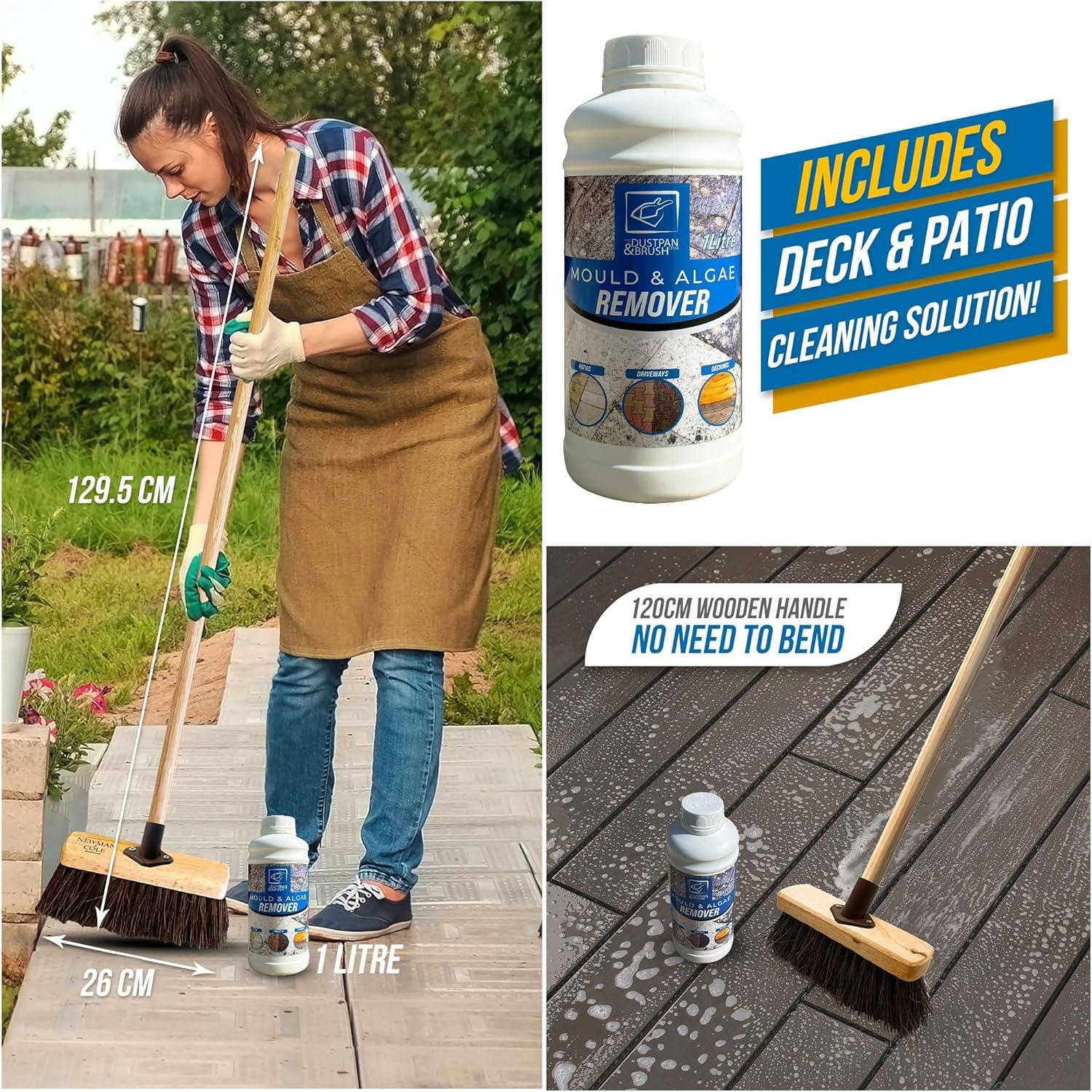 Patio Cleaning Set - Brush & Solution