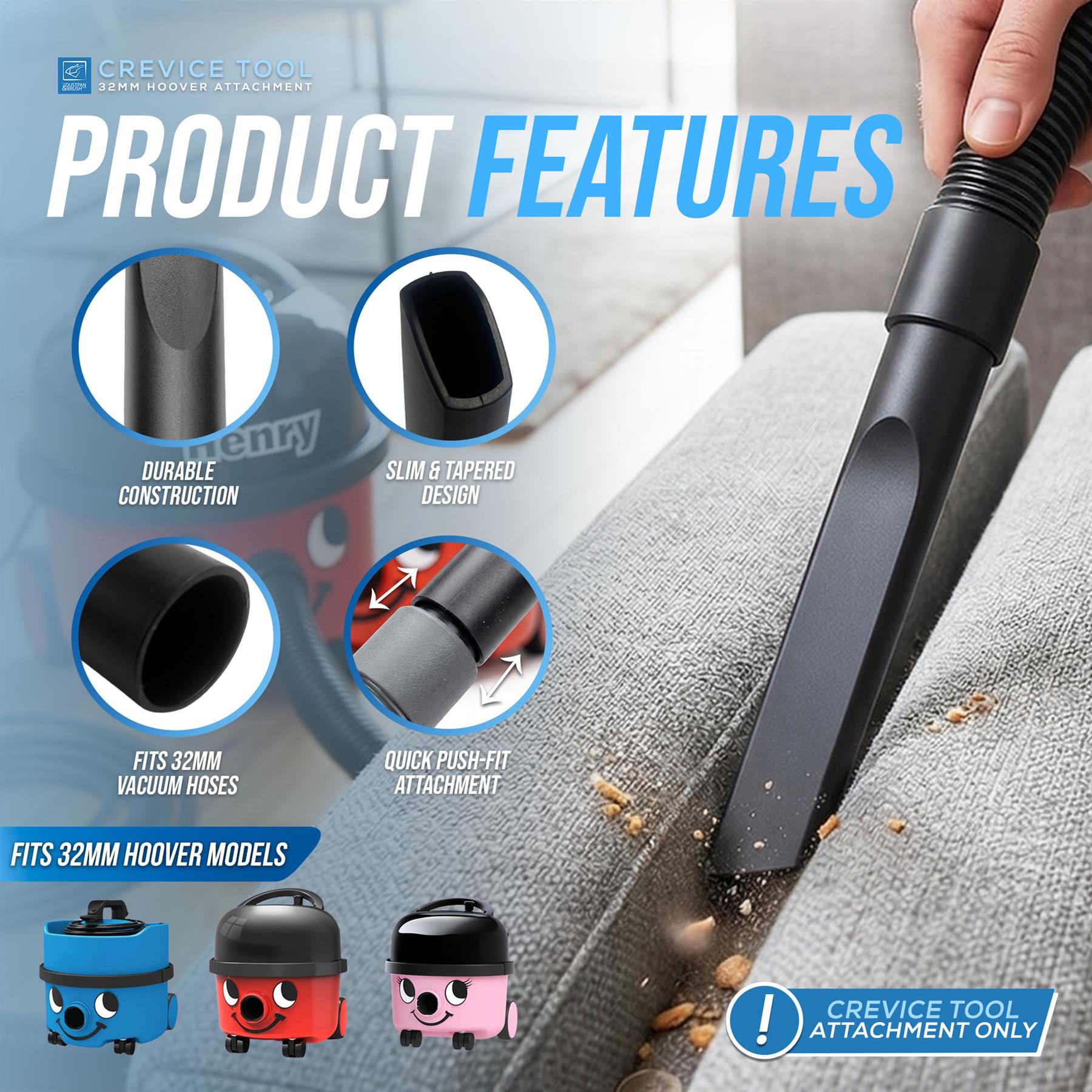 32mm Hoover Crevice Attachment