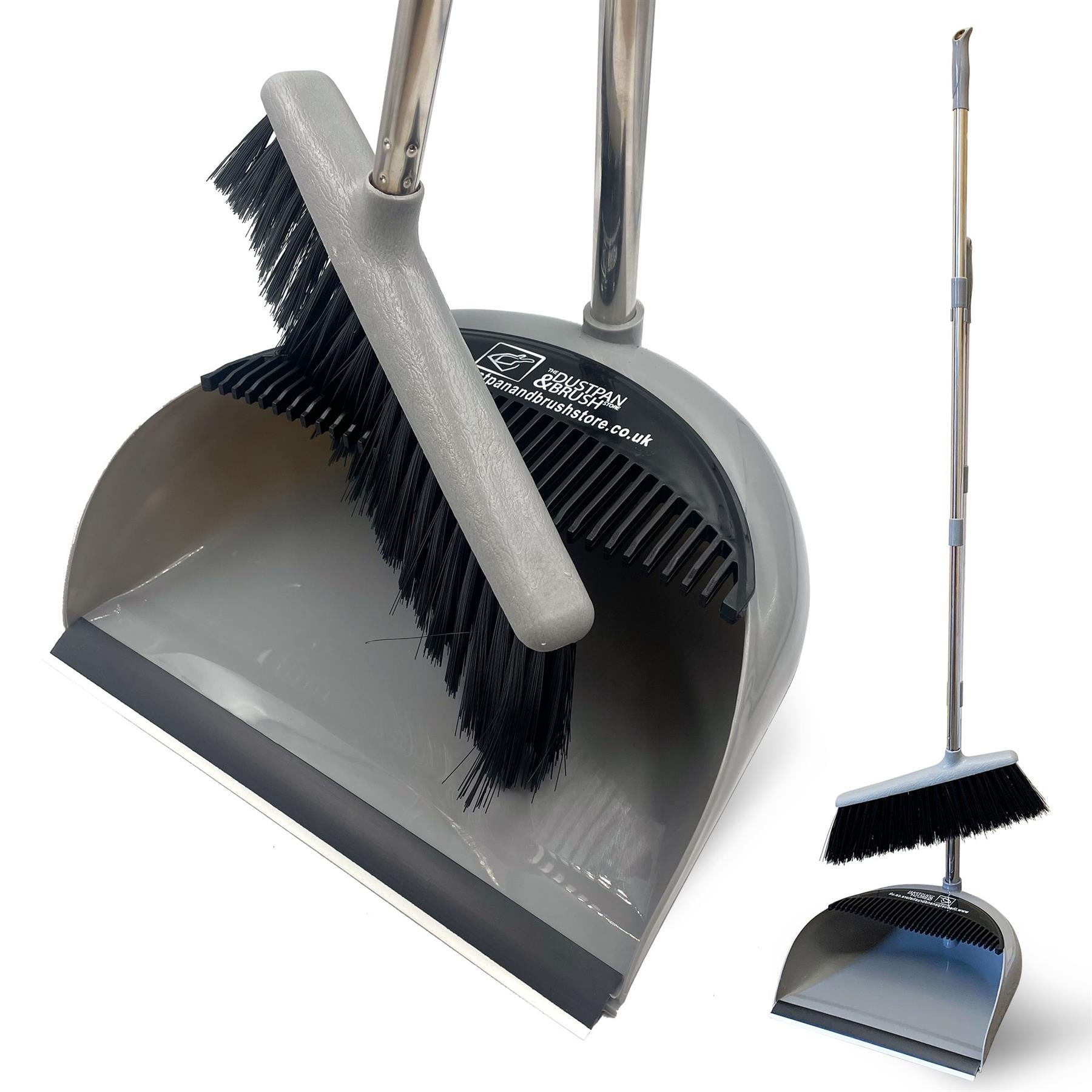 Long Handled Dustpan and Brush Set with Multi-Section Handle - The Dustpan and Brush Store
