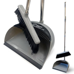 Long Handled Dustpan and Brush Set with Multi-Section Handle - The Dustpan and Brush Store