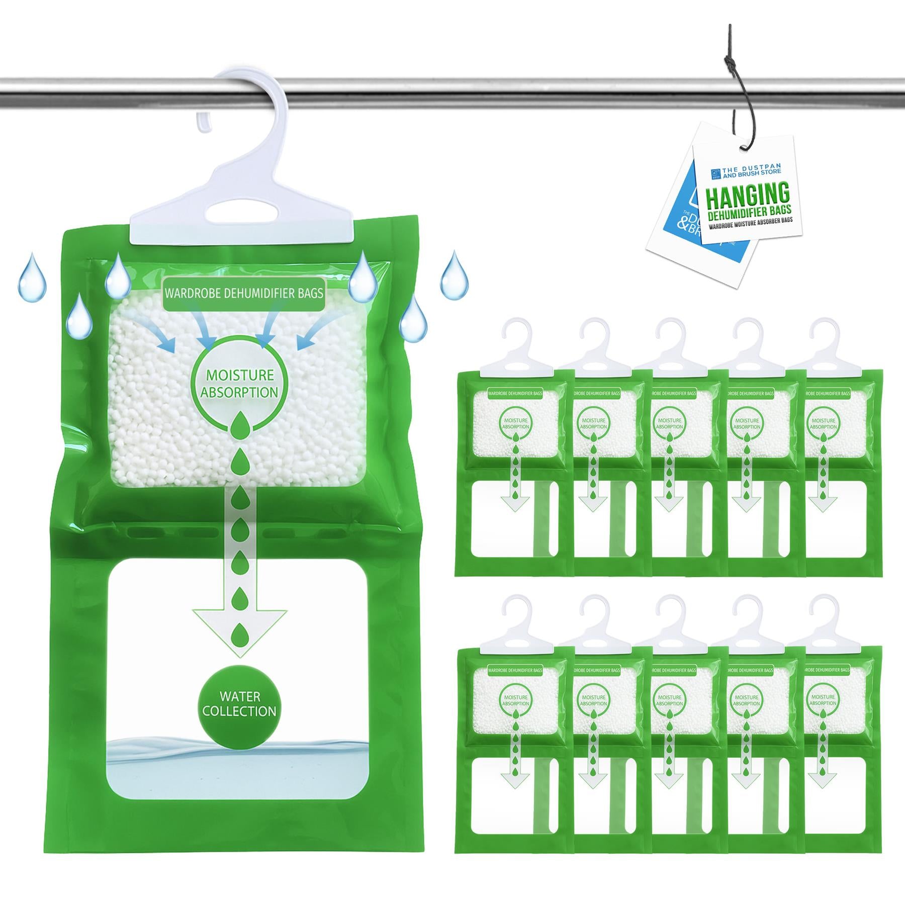 Wardrobe Hanger Moisture Trap - Pack of 10