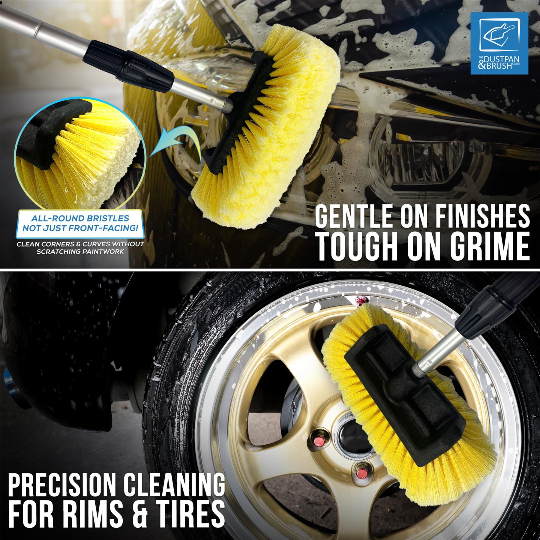 Water Flow Car Wash Brush