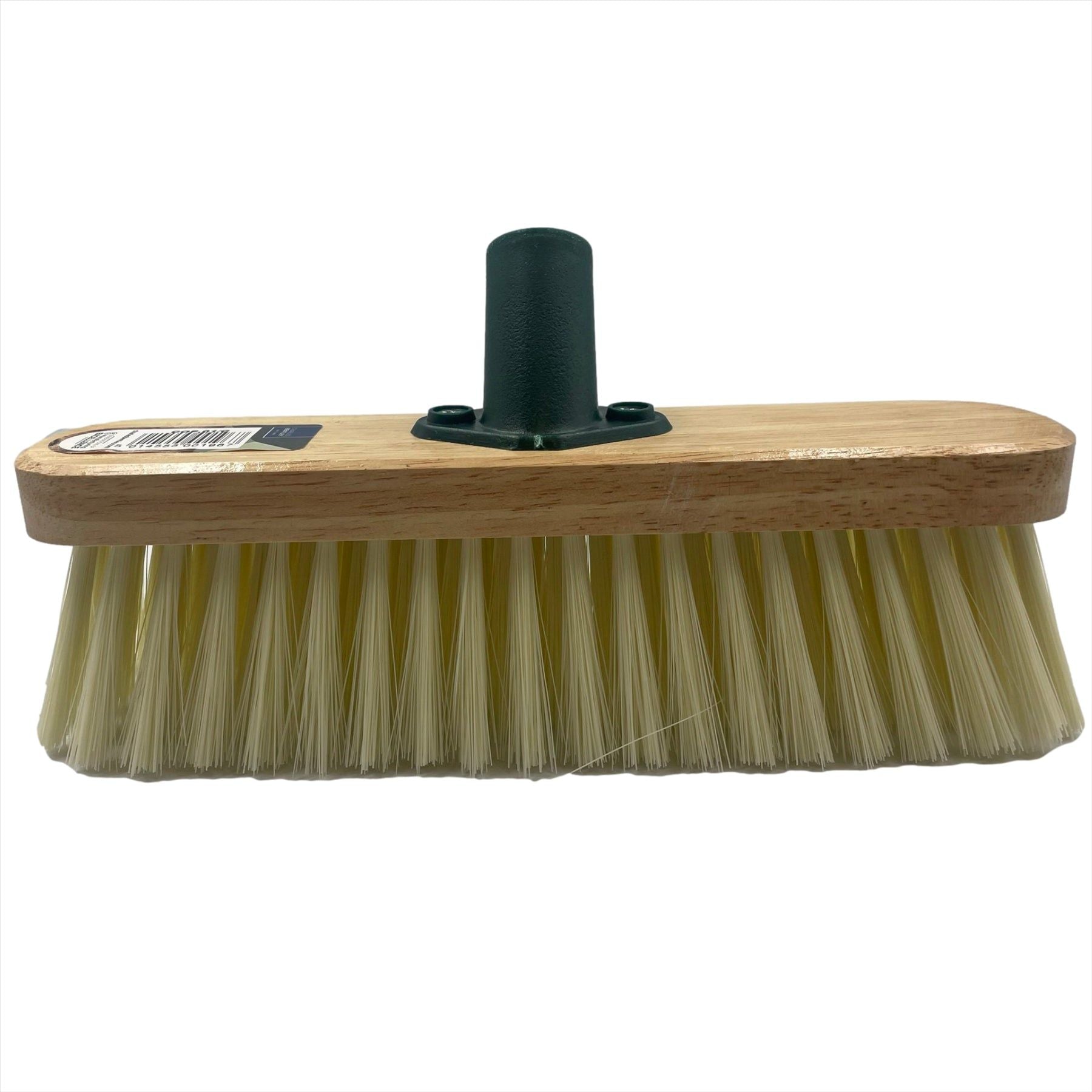 11" Soft Cream Sweeping Brush Synthetic Indoor Broom with Handle