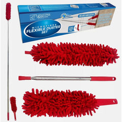 Microfibre Bendy Feather with Extendable Handle & Hand Duster Set