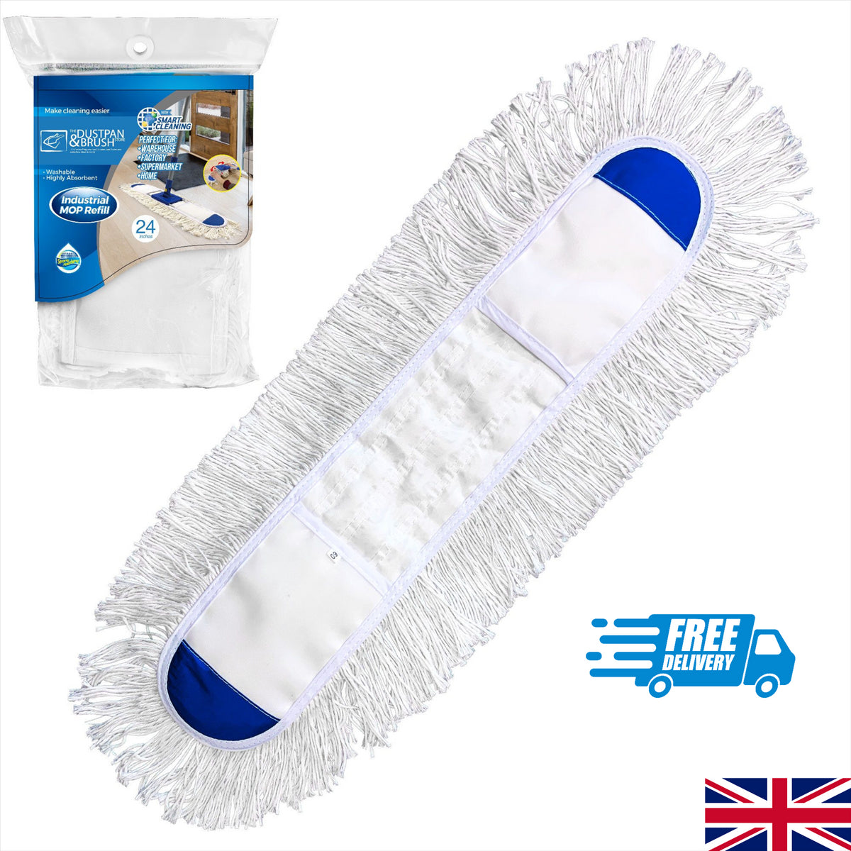 Flat Floor Mop Dustbeater 24" (60cm) Refill