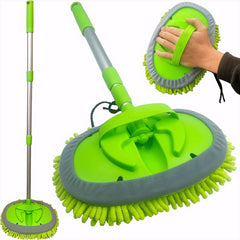 Chenille Car Wash Mop with Telescopic Handle