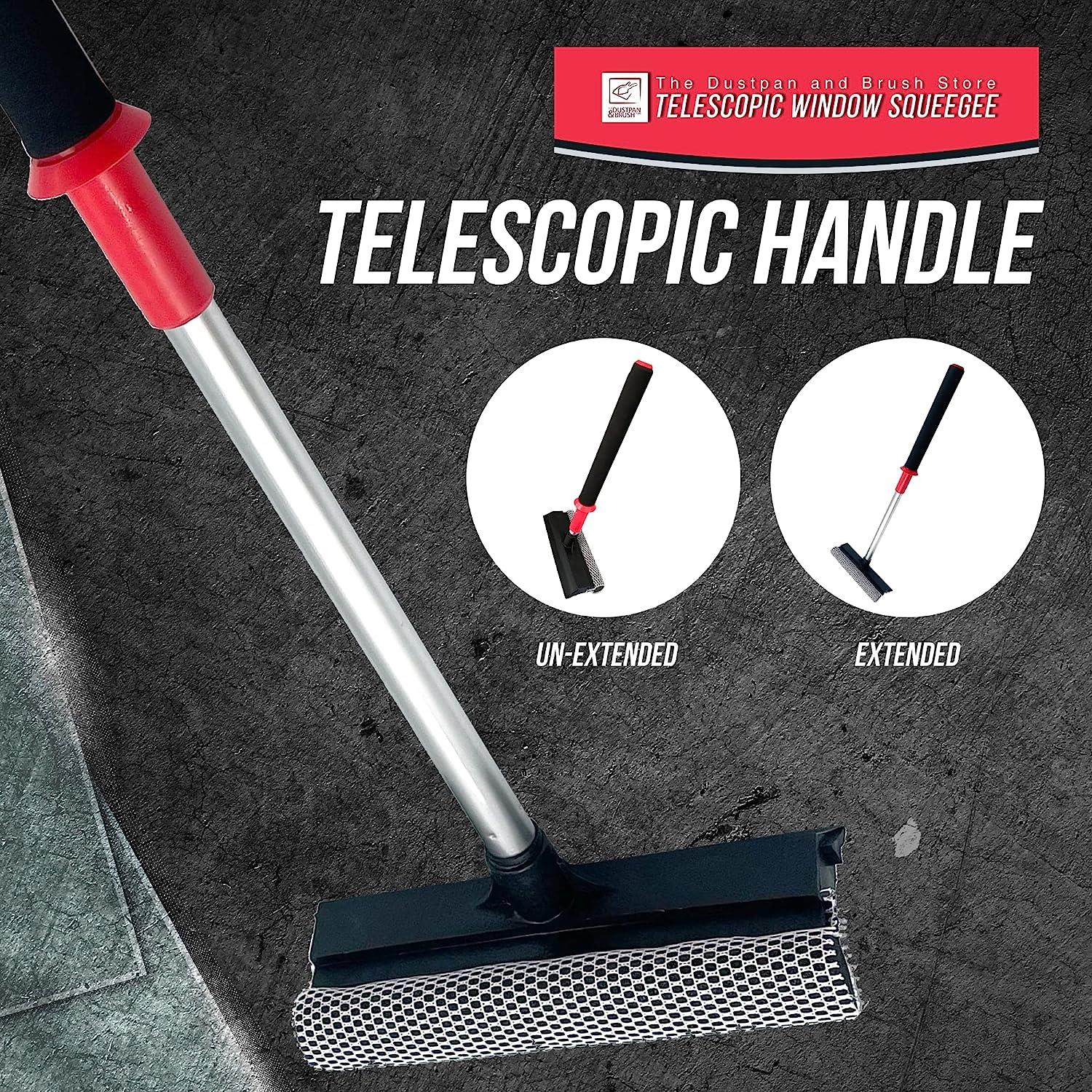 2 in 1 Extendable Window Squeegee & Applicator