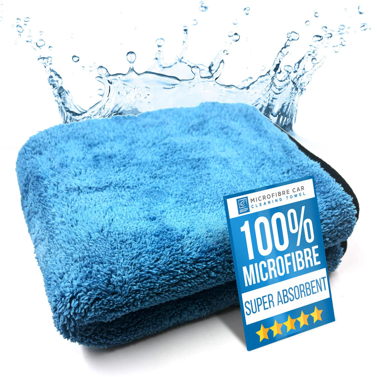 Thick Microfibre Drying Towel - The Dustpan and Brush Store