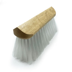 Universal Wooden Gutter Lawn Sweeper Broom Head with Synthetic Bristles