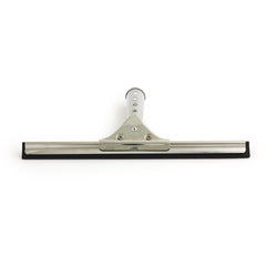 12" Stainless Steel Window Squeegee Cleaner Wiper Rubber Blade - The Dustpan and Brush Store