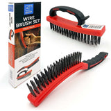 TDBS Wire Brush Set with Rubber Grips