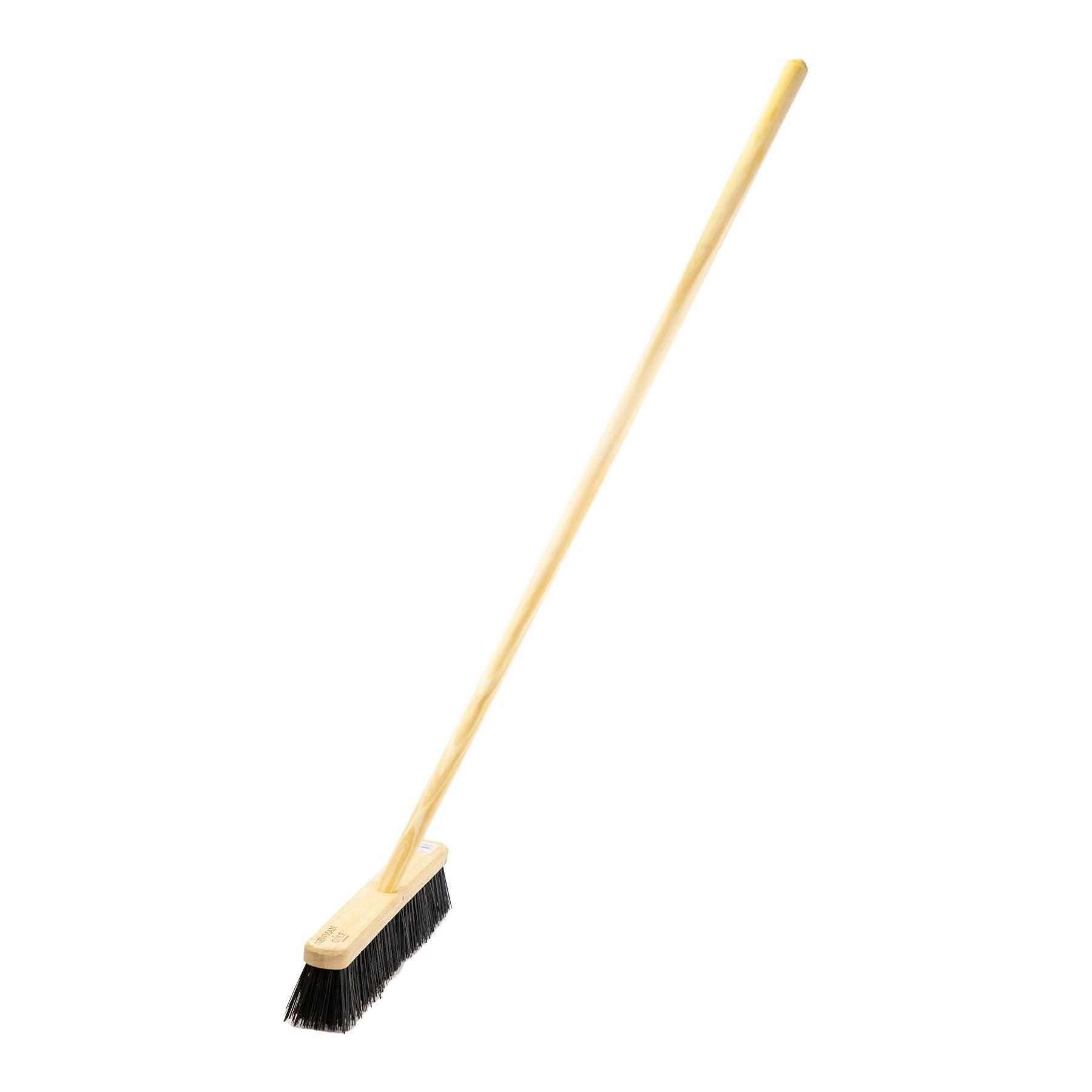 Newman and Cole 18" Stiff Synthetic Broom Head with Hole Supplied with Handle