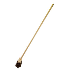 Newman and Cole 12" Natural Bassine Broom Head with Hole Supplied with Handle