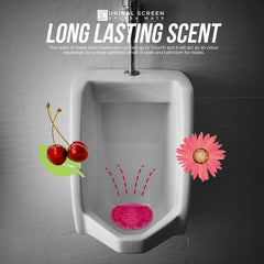 Urinal Screen Cherry Pink - SINGLE