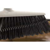 Long Multi Section Handle Dustpan and Brush Set - Grey