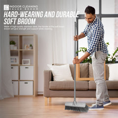 Indoor Broom with Multi Section Handle